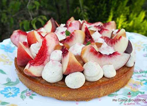 Tarte Pêche Vanille