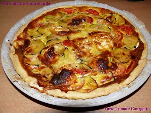 Tarte Tomate Courgette Chèvre