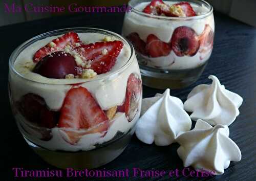 Tiramisu Bretonisant aux Fraises et Cerises