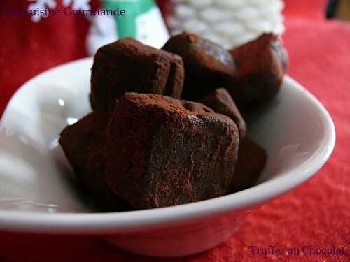 Truffes au Chocolat (à l’huile de Coco)