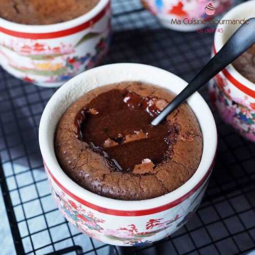 Biscuit Chocolat Coulant en Tasse