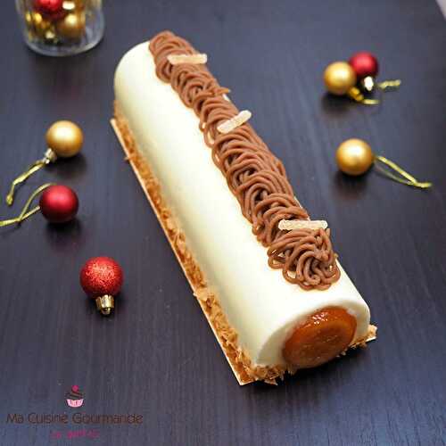 Bûche Vanille Marron Clémentine