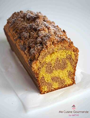 Crumbcake Marbré Praliné Curcuma