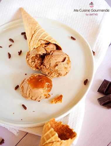 Glace Chocolat Caramel