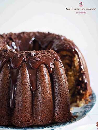 Bundt Cake Marbré Choco Vanille