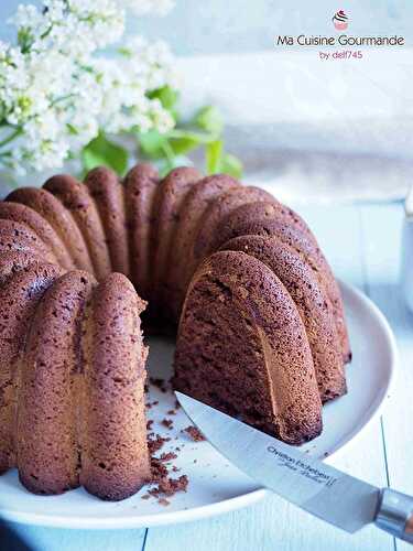 Bundt Cake Chocolat et sa Crème Anglaise