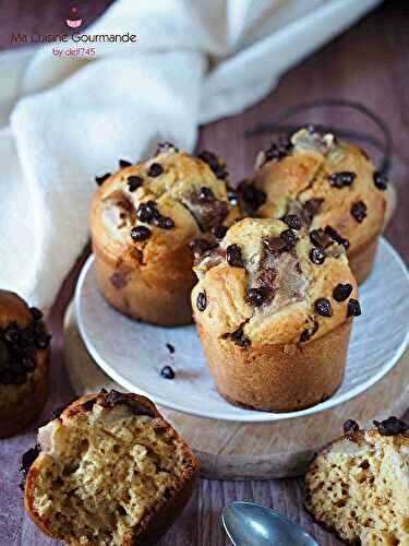Muffins Poire Chocolat {IG bas}