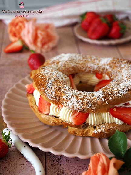 Paris-Brest Vanille Fraise