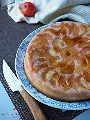 Gâteau Renversé aux Prunes