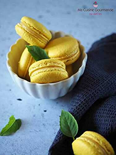 Macarons Citron Basilic