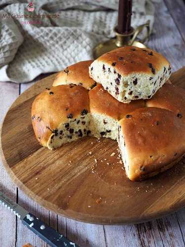 Brioche aux Pépites {sans sucre ajouté}