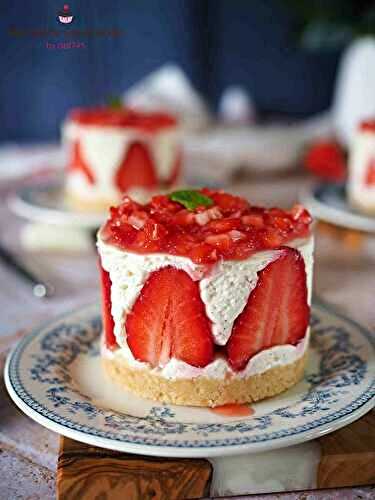 Chessecake Fraise {sans cuisson}