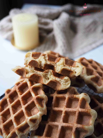 Gaufres Liégeoises {sans beurre/sans sucre}