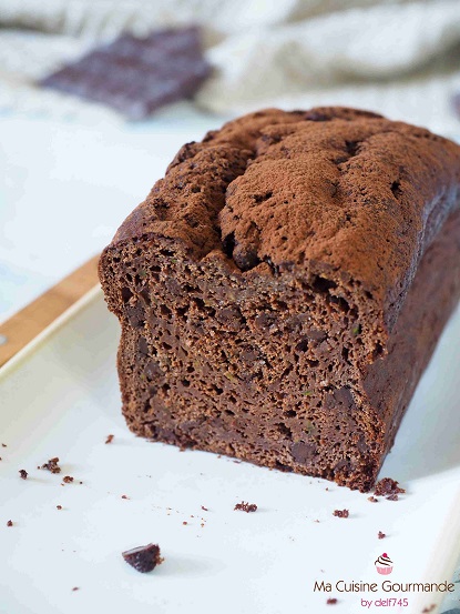 Cake Chocolat Courgette 2025 {sans beurre, sans lactose}