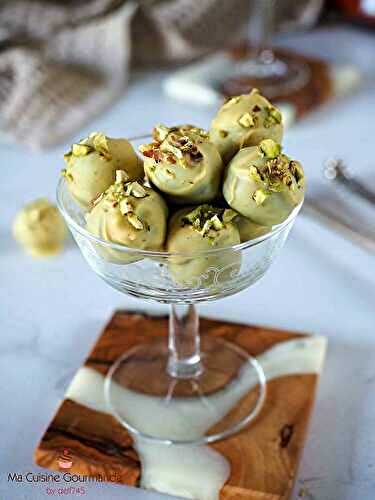 Bouchées Pistache {sans cuisson}