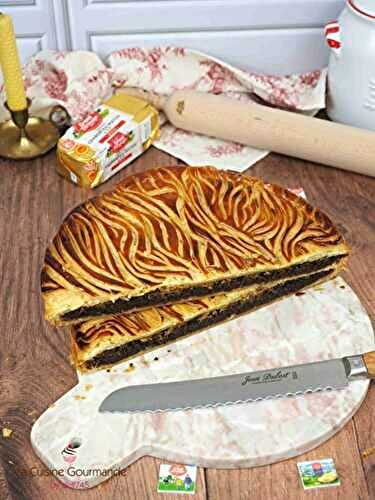 Galette 2026 Choco Pistache façon Dubaï {feuilletage viennois}