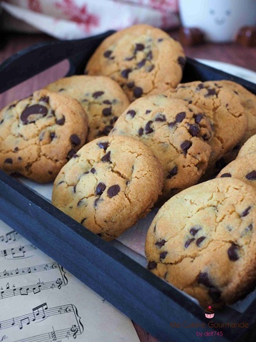Chocolate Chips Cookies {sans oeuf, sans lactose}