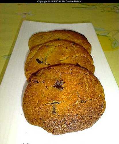 COOKIES AUX PEPITES DE CHOCOLAT