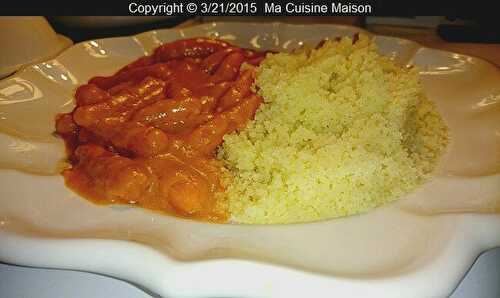 COUSCOUS AUX JEUNES CAROTTES SAFRANEES (recette maison)