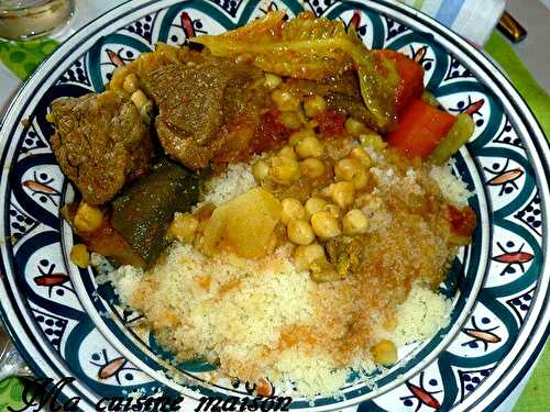 COUSCOUS TUNISIEN (Recette maison)