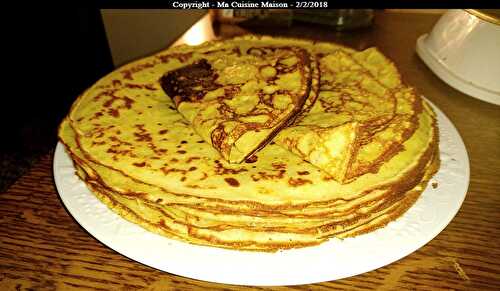 CREPES NATURES (Recette maison)