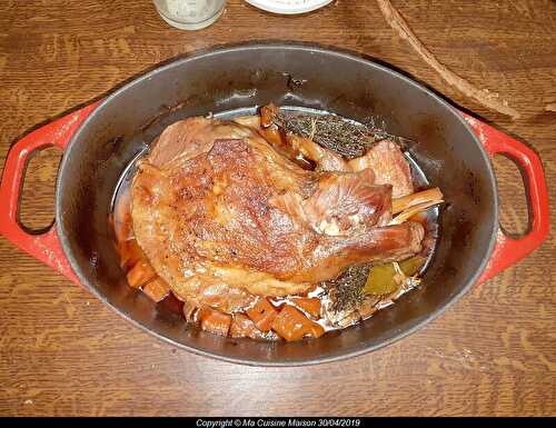 EPAULE D'AGNEAU (ou Gigot) DE 7 HEURES (Recette inspirée d'Alain Ducasse)