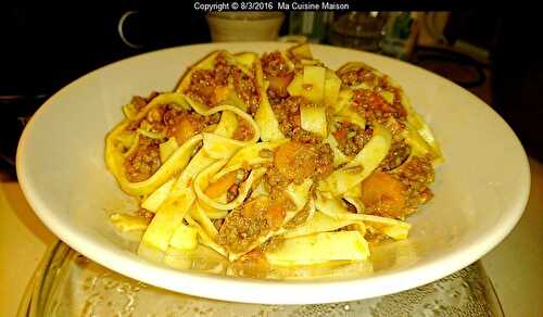 SAUCE BOLOGNAISE MAISON (Ragù alla bolognese)