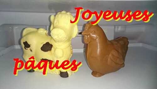 SUJETS DE PAQUES EN CHOCOLAT