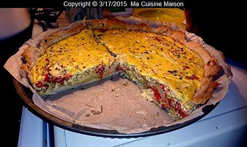 TARTE AUX TOMATES ET A LA MOUTARDE (recette maison)