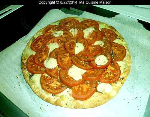 TARTE FINE TOMATE MOZZARELLA (recette maison)