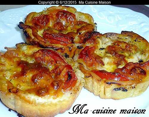 TARTELETTES TOMATES MOZZARELLA (recette adaptée de tupperware)