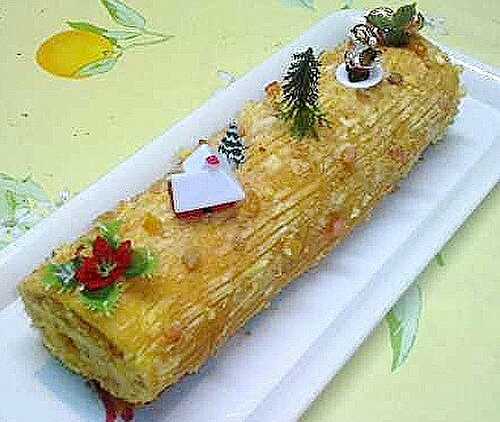 BUCHE A L'ORANGE (recette de www.cuisineTV)