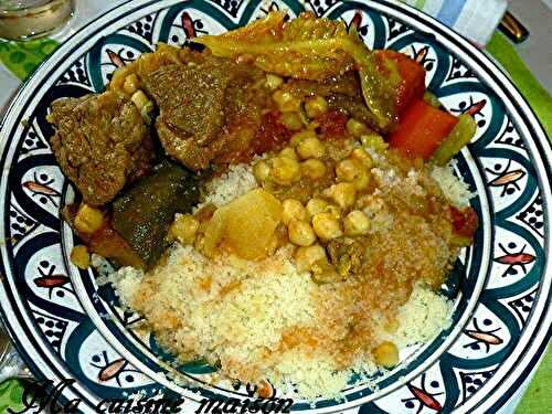 COUSCOUS TUNISIEN (Recette maison) 