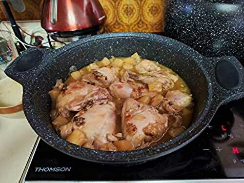 POULET A L'ANANAS SAUCE AIGRE-DOUCE
