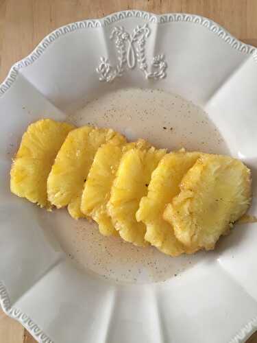 Ananas confit