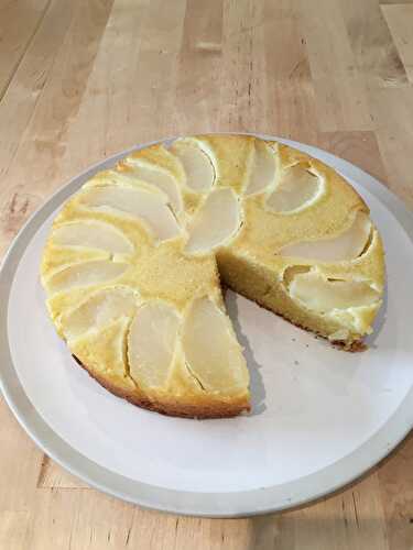 Fondant aux poires et aux amandes