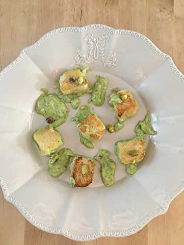 Gnocchis de chou-fleur, pesto de petits pois-13 SP