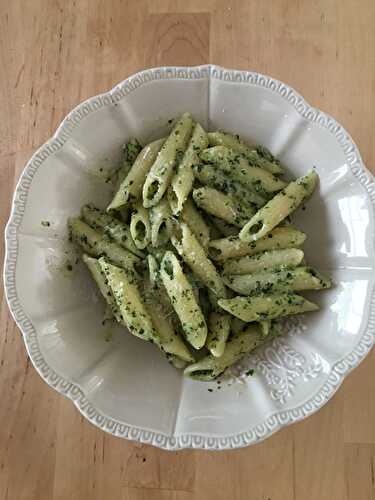 Penne au pesto vert