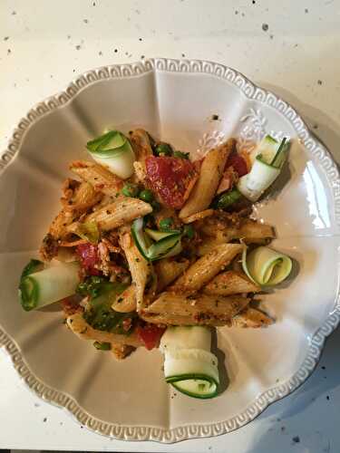 Salade de pâtes et pesto rosso