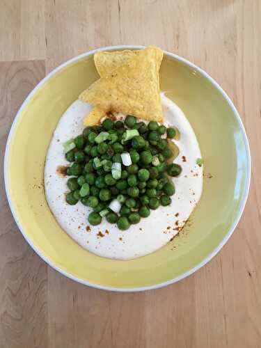 Salade de petits pois vinaigrette au cumin et curry- 6 SP