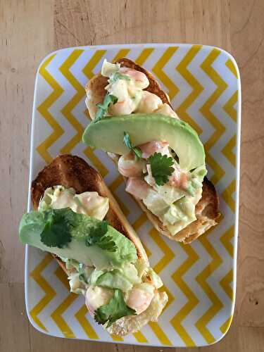 Sandwich roll aux crevettes