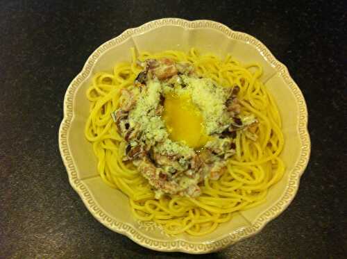 Spaghetti à la carbonara