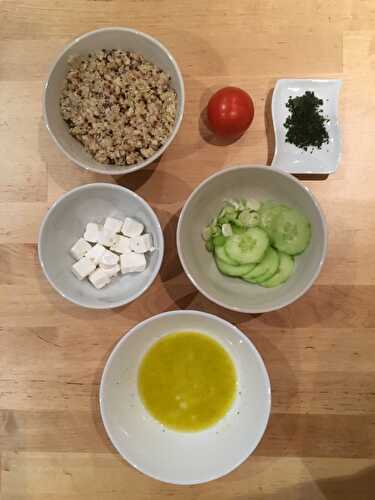 Salade de quinoa et feta