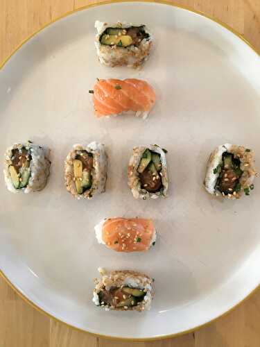 Sushis et california rolls de Cyril Lignac