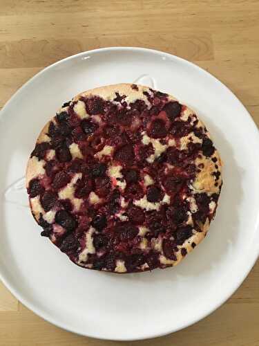 Gateau léger aux framboises