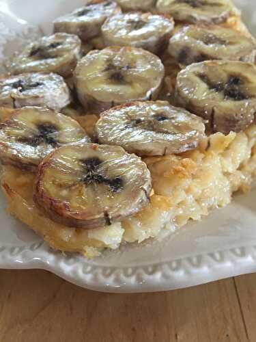 Gateau léger aux pommes et bananes