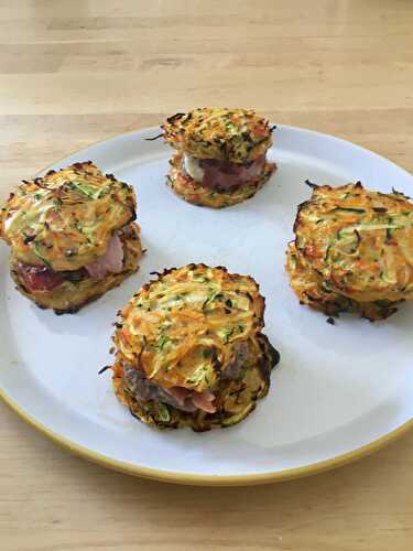 Mini hamburger de légumes et steack