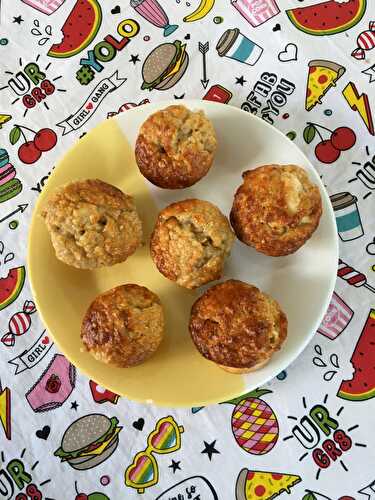 Muffins légers aux bananes