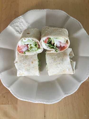 Wrap aux légumes