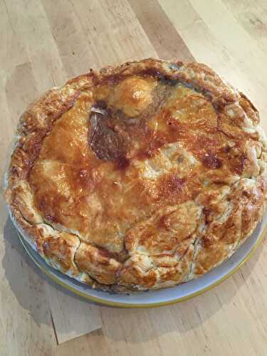 Tourte au boeuf aux champignons de Cyril Lignac